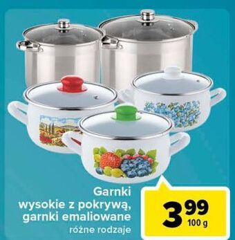 Carrefour Garnki wysokie oferta