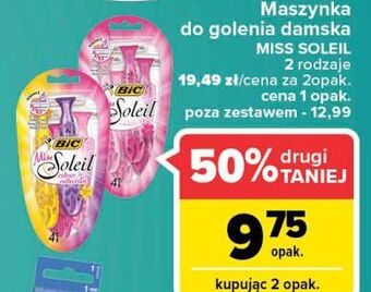 Carrefour Maszynka do golenia bic miss soleil colour collection oferta