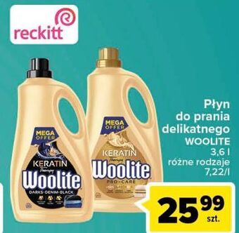 Carrefour Płyn do prania pro-care woolite keratin oferta