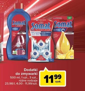 Carrefour Kapsułki do czyszczenia zmywarki somat machine cleaner oferta