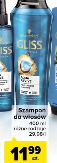 Carrefour Szampon do włosów gliss kur aqua revive oferta