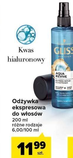 Carrefour Odźywka do włosów gliss kur aqua revive oferta