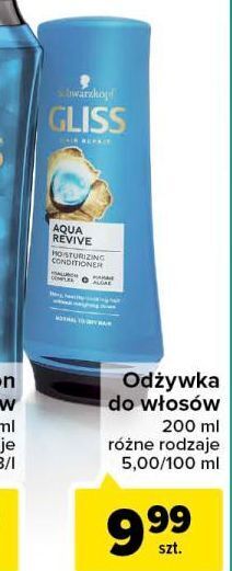 Carrefour Odźywka do włosów gliss kur aqua revive oferta