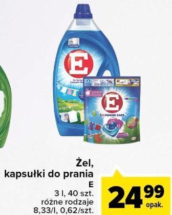 Carrefour Kapsułki do prania e 3+1 power caps oferta