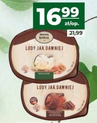 Społem Lody koral oferta