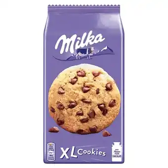 Carrefour Express Milka xl cookies choco ciastka z kawałkami czekolady mlecznej 184 g oferta