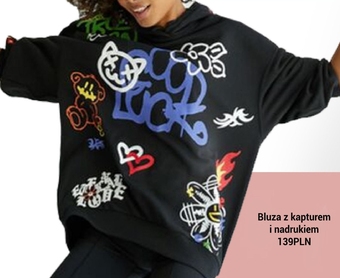 Bershka Bluza z kapturem oferta