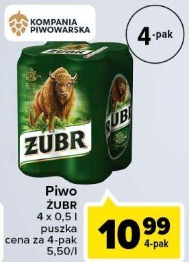 Carrefour Piwo żubr 1768 oferta