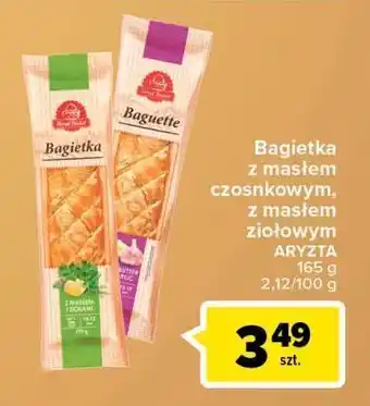 Carrefour Bagietka z masłem i ziołami aryzta oferta