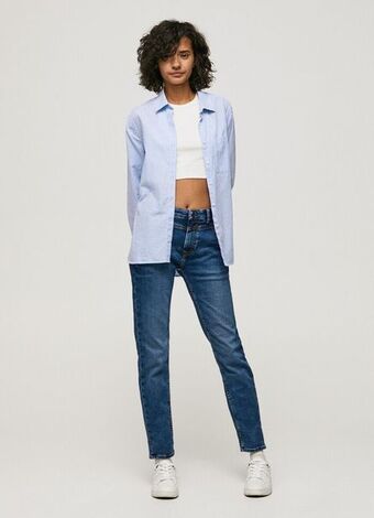 Pepe Jeans Carey relaxed fit mid waist jeans oferta