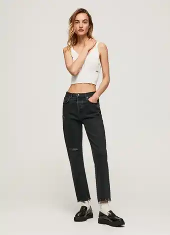 Pepe Jeans Celyn reclaim straight fit high waist jeans oferta