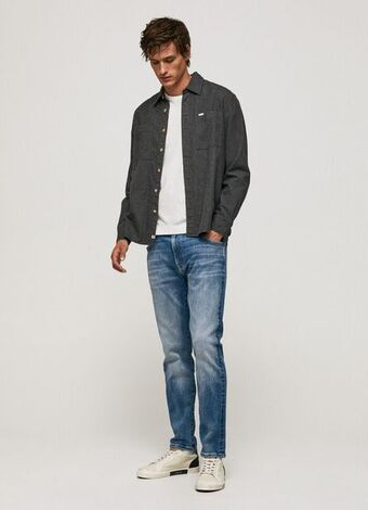 Pepe Jeans Crane slim fit regular waist jeans oferta