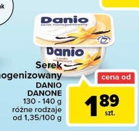 Carrefour Serek wanilia danone danio oferta