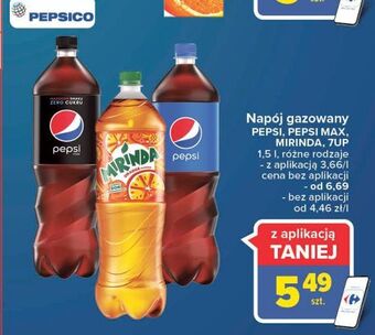 Carrefour Napój orange mirinda oferta
