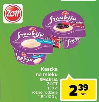 Carrefour Kaszka śmietankowa smakija oferta