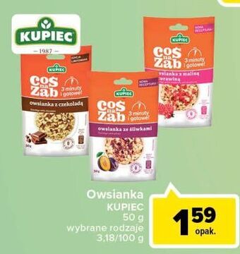 Carrefour Owsianka z czekoladą kupiec coś na ząb oferta