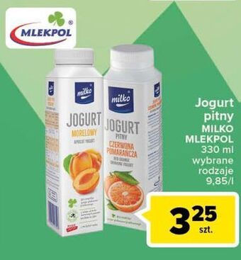 Carrefour Jogurt czerwona pomarańcza milko oferta