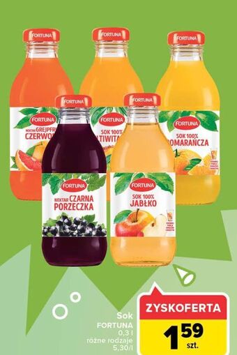 Carrefour Sok 100% pomarańczowy fortuna oferta