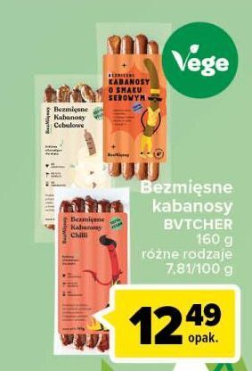 Carrefour Bezmięsne kabanosy cebulowe bezmięsny oferta