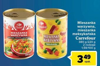 Carrefour Mieszanka warzywna carrefour classic oferta