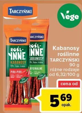 Carrefour Kabanosy oryginalne tarczyński roślinne oferta