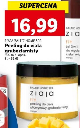 Lidl Peeling do ciała glicerynowy gruboziarnisty ziaja baltic home spa fit oferta