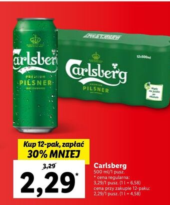 Lidl Piwo carlsberg oferta