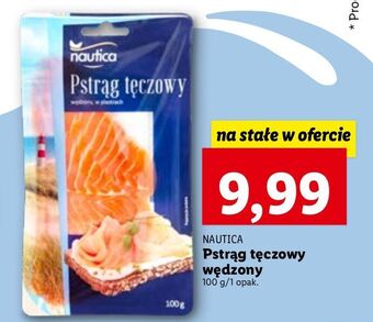 Lidl Pstrąg tęczowy łososiowy wędzony na zimno nautica schwartz oferta