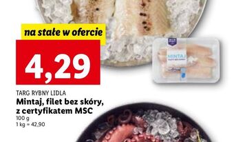 Lidl Mintaj filet bez skóry targ rybny lidla oferta