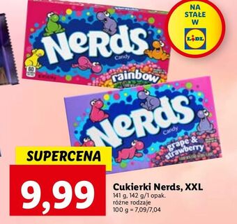 Lidl Cukierki rainbow nerds oferta