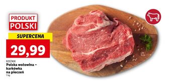 Lidl Karkówka wołowa do pieczenia rzeźnik codzienna dostawa oferta