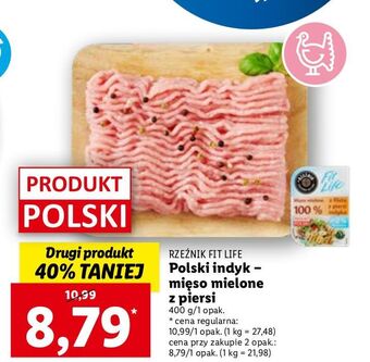 Lidl Mięso mielone z piersi indyka rzeźnik codzienna dostawa fit life oferta