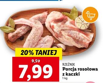 Lidl Porcja rosołowa z kaczki rzeźnik codzienna dostawa oferta