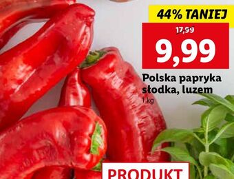 Lidl Papryka czerwona słodka oferta