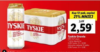 Lidl Piwo tyskie gronie oferta