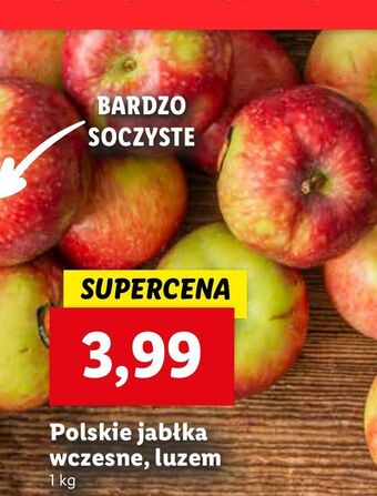Lidl Jabłka wczesne oferta