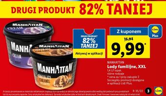 Lidl Lody chocolate & caramel with peanuts manhattan (nestle) oferta