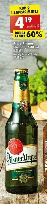 Biedronka Piwo pilsner urquell oferta