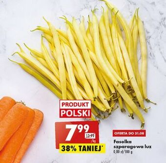 Biedronka Fasolka szparagowa żółta oferta