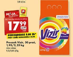 Biedronka Proszek do prania kolor vizir oferta