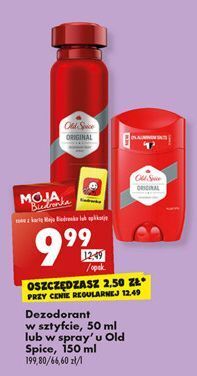 Biedronka Dezodorant old spice original oferta