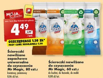Biedronka Ściereczki do łazienki mr magic oferta