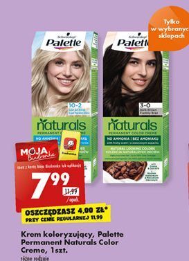 Biedronka Farba do włosów 10-2 palette permanent naturals color creme oferta