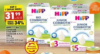 Biedronka Mleko 2 hipp bio combiotik oferta
