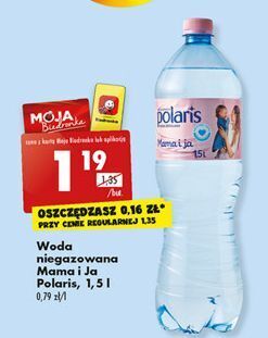 Biedronka Woda niegazowana polaris mama i ja oferta