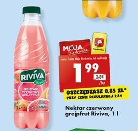Biedronka Nektar czerwony grejpfrut riviva oferta