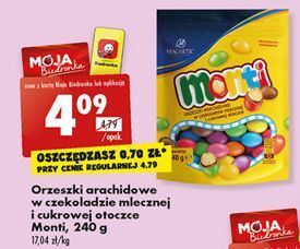 Biedronka Draże z orzechem monti oferta