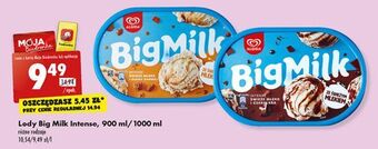 Biedronka Lody czekolada intense algida big milk oferta