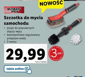 Lidl Szczotka do mycia samochodów ultimate speed oferta