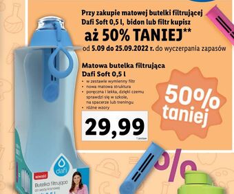 Lidl Butelka soft 500 ml dafi oferta